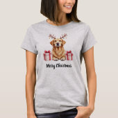 Gouden Rendier T-shirt (Voorkant)