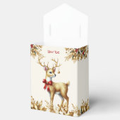 Gouden Rendier Vakantie Cadeaubox Bedankdoosjes (Geopend)
