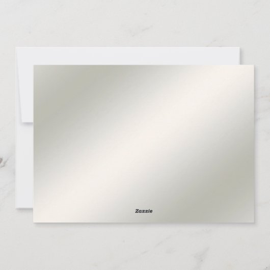 Gouden rendier vakantie Kaart (Achterkant)