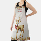 Gouden rendier vakantie Schort (Insitu)