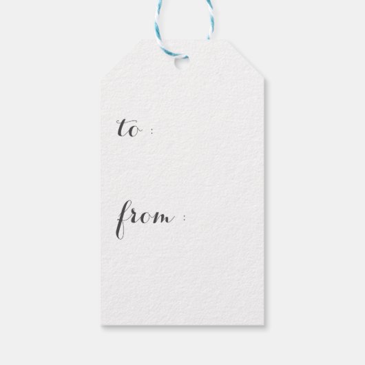 Gouden rendieren Kerstvakantie Cadeaulabel (Achterkant)