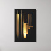 Gouden Resonantie Canvas Afdruk (Voorkant)