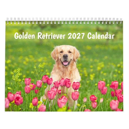 Gouden retriever 2027 Agenda Kalender (Hoes)