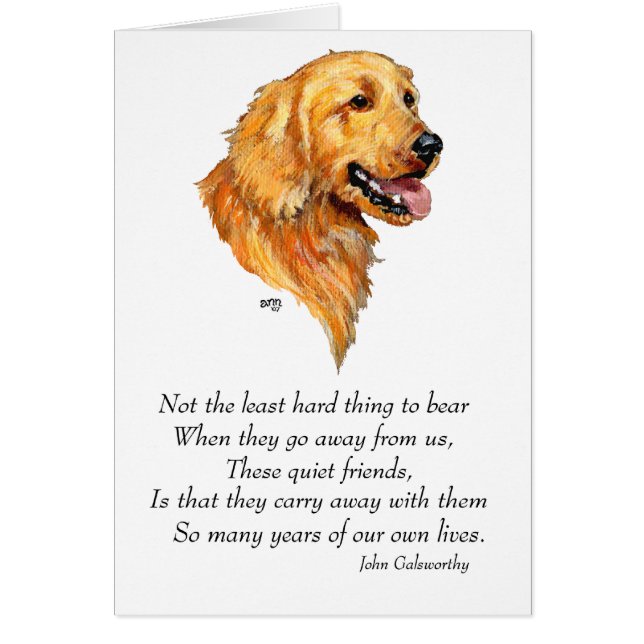 Gouden Retriever Aandenken (Voorkant)