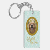 Gouden Retriever Aangepaste Foto – Altijd Mijn Lie Sleutelhanger (Voorkant Links)