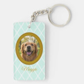 Gouden Retriever Aangepaste Foto – Altijd Mijn Lie Sleutelhanger (achterkant)