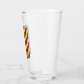 Gouden Retriever Amerikaanse Vlag Glas (Links)