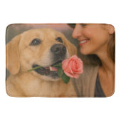 Gouden Retriever Badmat – Huisdier Kunst (Voorkant)