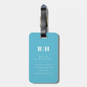 Gouden Retriever Bagage Label (Achterkant verticaal)