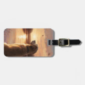 Gouden Retriever Bagage Label (Voorkant horizontaal)