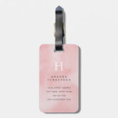 Gouden Retriever Bagage Label (Achterkant verticaal)
