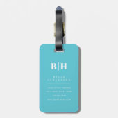 Gouden Retriever Bagage Label (Achterkant verticaal)