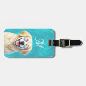 Gouden Retriever Bagage Label (Voorkant horizontaal)