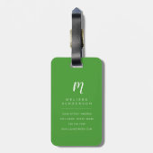 Gouden Retriever Bagage Label (Achterkant verticaal)