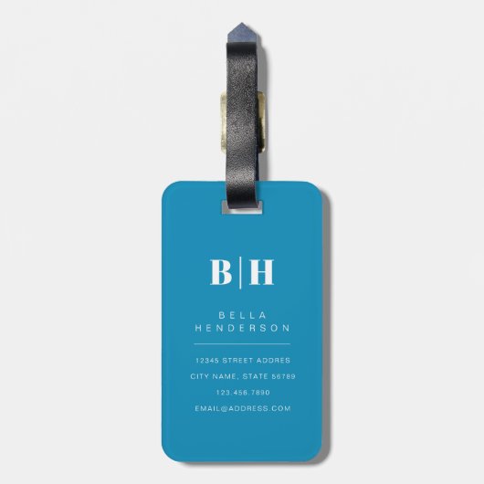 Gouden Retriever Bagage Label (Achterkant verticaal)