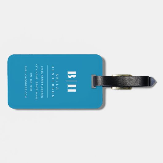 Gouden Retriever Bagage Label (Achterkant horizontaal)