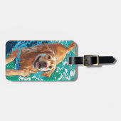 Gouden Retriever Bagage Label (Voorkant horizontaal)