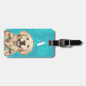 Gouden Retriever Bagage Label (Voorkant horizontaal)