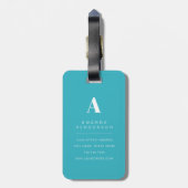Gouden Retriever Bagage Label (Achterkant verticaal)