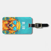 Gouden Retriever Bagage Label (Voorkant horizontaal)