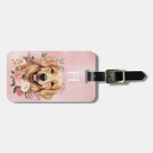 Gouden Retriever Bagage Label (Voorkant horizontaal)