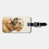 Gouden Retriever Bagage Label (Voorkant horizontaal)