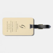 Gouden Retriever Bagage Label (Achterkant horizontaal)