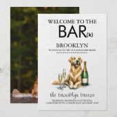 Gouden Retriever Bar Menu (Voorkant / Achterkant)