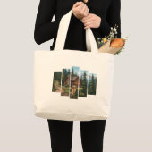 Gouden Retriever Berghut  Grote Tote Bag (Voorkant (product))