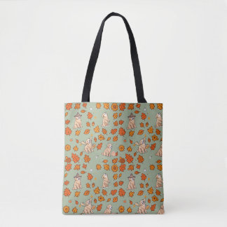 Gouden Retriever Boodschappentas Mooie Halloween B Tote Bag