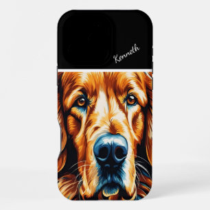 Gouden Retriever Close-Up iPhone 16 Pro Max Hoesje