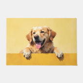 Gouden Retriever deurmat Kunst (Voorkant)