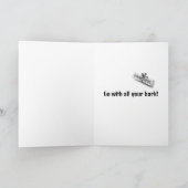 Gouden Retriever Dragen Graduation Cap Kaart (Binnen)