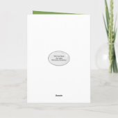 Gouden Retriever Dragen Graduation Cap Kaart (Achterkant)