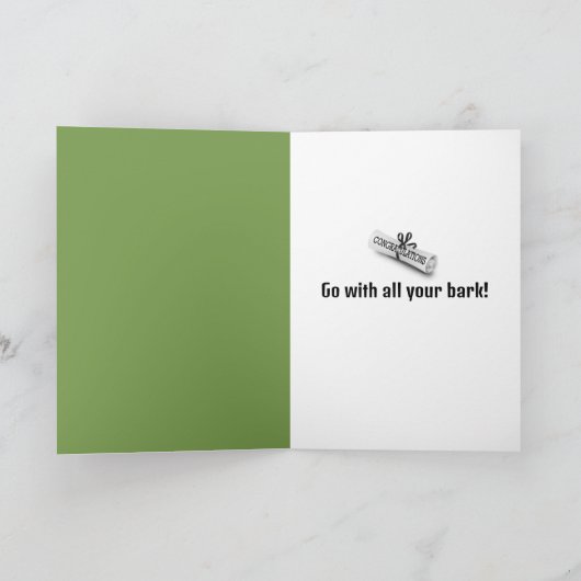 Gouden Retriever Dragen Graduation Cap Kaart (Binnen)