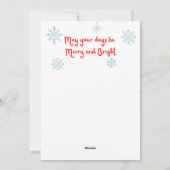 Gouden Retriever dromen van witte kerst Feestdagenkaart (Achterkant)