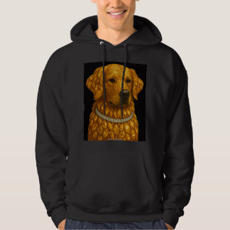 Gouden Retriever Edelsteen Portret Hoodie