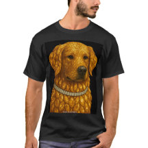 Gouden Retriever Edelsteen Portret