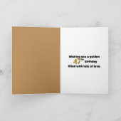 Gouden Retriever en Kat 47ste verjaardag Kaart (Binnen)