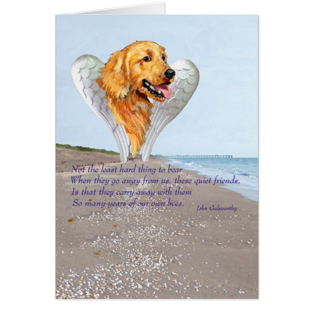 Gouden Retriever Engel (Voorkant)