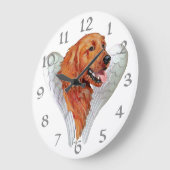 Gouden Retriever Engel Grote Klok (Hoek)