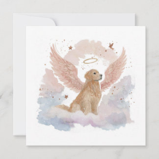 Gouden Retriever Engel Kaart