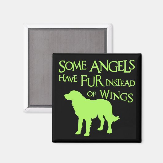 GOUDEN RETRIEVER ENGEL MAGNEET (Voorkant / Achterkant)