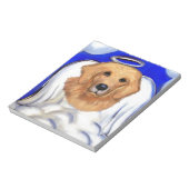 Gouden Retriever Engel Notitieblok (Linkerzijde)