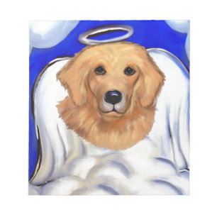 Gouden Retriever Engel Notitieblok
