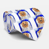 Gouden Retriever Engel Stropdas (Opgerold)