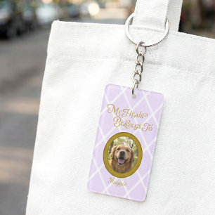 Gouden Retriever Foto Sleutelhanger   Aangepaste L