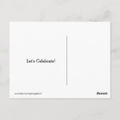 Gouden Retriever Gelukkige Verjaardagstaart Briefkaart (Achterkant)