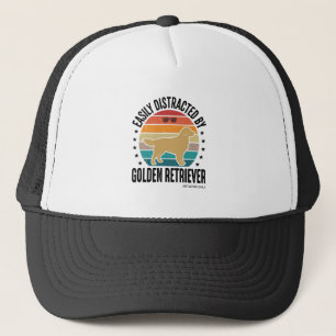 Gouden Retriever gemakkelijk afgeleid Vintage hond Trucker Pet