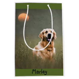 Gouden Retriever Gift Bag Medium Cadeauzakje